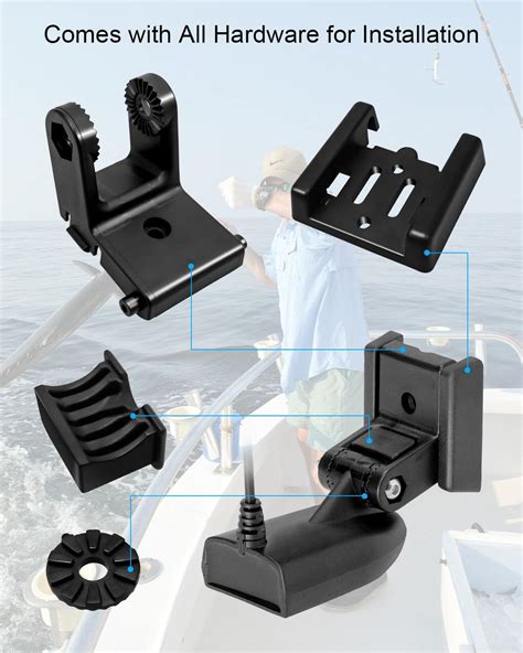 metal transducer bracket|portable transducer bracket for boats.